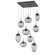 Cosmos Nine Light Pendant in Graphite (404|CHB0065-09-GP-S-C01-E2)
