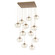 Nebula 12 Light Pendant in Novel Brass (404|CHB0064-12-NB-A-C01-E2)