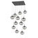 Nebula 12 Light Pendant in Graphite (404|CHB0064-12-GP-S-C01-E2)
