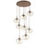 Nebula Eight Light Pendant in Burnished Bronze (404|CHB0064-08-BB-A-C01-E2)