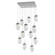 Meteo 12 Light Pendant in Classic Silver (404|CHB0063-12-CS-C-C01-E2)