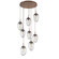 Meteo Eight Light Pendant in Burnished Bronze (404|CHB0063-08-BB-C-C01-E2)