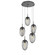 Meteo Five Light Pendant in Graphite (404|CHB0063-05-GP-S-C01-E2)