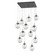 Aster 12 Light Pendant in Graphite (404|CHB0062-12-GP-C-C01-E2)