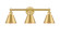 Edison Three Light Bath Vanity in Satin Gold (405|616-3W-SG-M8-SG)
