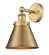 Edison One Light Wall Sconce in Brushed Brass (405|616-1W-BB-M13-BB)