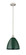 Edison One Light Mini Pendant in Brushed Satin Nickel (405|616-1S-SN-MBD-12-GR)