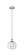 Edison One Light Mini Pendant in Brushed Satin Nickel (405|616-1S-SN-G124-8)