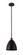 Edison One Light Mini Pendant in Matte Black (405|616-1S-BK-MBD-9-BK)