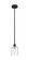 Edison One Light Mini Pendant in Matte Black (405|616-1S-BK-G1113)