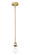 Edison One Light Mini Pendant in Brushed Brass (405|616-1S-BB)