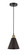 Edison One Light Mini Pendant in Black Antique Brass (405|616-1P-BAB-MBC-8-BK)