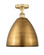 Edison One Light Semi-Flush Mount in Brushed Brass (405|616-1F-BB-MBD-12-BB)