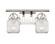 Downtown Urban Two Light Bath Vanity in Polished Nickel (405|416-2W-PN-G416-6CL)