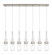 Downtown Urban Seven Light Linear Pendant in Brushed Satin Nickel (405|127-452-1P-SN-G452-4CL)