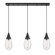 Downtown Urban LED Linear Pendant in Matte Black (405|123-450-1P-BK-G450-6SCL)