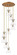 Downtown Urban Nine Light Pendant in Brushed Brass (405|119-410-1PS-BB-G411-8CL)
