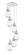 Downtown Urban Six Light Pendant in Polished Nickel (405|116-450-1P-PN-G450-6CL)
