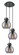 Newton Three Light Pendant in Matte Black (405|113-410-1PS-BK-G410-8SM)