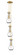 Downtown Urban Three Light Pendant in Brushed Brass (405|103-451-1P-BB-G451-5CL)