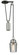 Citizen One Light Pendant in Graphite And Polished Nickel (67|F5992-GRA/PN)