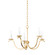 Jaclin Five Light Chandelier in Gold Leaf (428|H809805-GL)