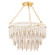Tiffany One Light Pendant in Aged Brass/Textured Cream (428|H805701-AGB)