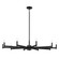 Erzo Ten Light Chandelier in Black (12|52613BK)