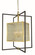 Avery Six Light Foyer Chandelier in Brushed Brass/Matte Black (8|5778 BR/MBLACK)