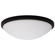 Button LED Flush Mount in Matte Black (72|62-1944)