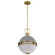 Everton Two Light Pendant in Matte Gray (72|60-7877)