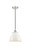 Edison One Light Mini Pendant in Polished Nickel (405|616-1P-PN-M14-W)