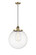 Franklin Restoration One Light Mini Pendant in Antique Brass (405|201CSW-AB-G202-14)