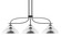 Cavella Three Light Island Pendant in Matte Black (200|3936-MB-428-CH)