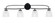 Cavella Four Light Bath Bar in Matte Black (200|3914-MB-500)