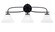 Cavella Three Light Bath Bar in Matte Black (200|3913-MB-312)