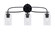 Cavella Three Light Bath Bar in Matte Black (200|3913-MB-300)