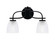 Cavella Two Light Bath Bar in Matte Black (200|3912-MB-500)