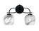 Cavella Two Light Bath Bar in Matte Black (200|3912-MB-4819)