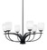 Cavella Six Light Chandelier in Matte Black (200|3906-MB-615)