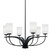 Cavella Six Light Chandelier in Matte Black (200|3906-MB-310)