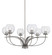 Cavella Six Light Chandelier in Graphite (200|3906-GP-4102)