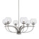 Cavella Six Light Chandelier in Graphite (200|3906-GP-4102)