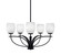 Cavella Five Light Chandelier in Matte Black (200|3905-MB-615)
