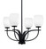 Cavella Four Light Chandelier in Matte Black (200|3904-MB-615)