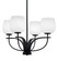 Cavella Four Light Chandelier in Matte Black (200|3904-MB-4811)