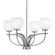 Cavella Four Light Chandelier in Graphite (200|3904-GP-4101)