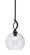 Cavella One Light Mini Pendant in Matte Black (200|3901-MB-4352)