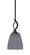 Cavella One Light Mini Pendant in Matte Black (200|3901-MB-4072)