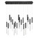 Benicio LED Chandelier in Matte Black (40|46771-018)